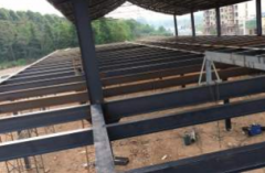 雨棚订做阁楼钢结构搭建彩钢房基础建筑材料提供钢材服务